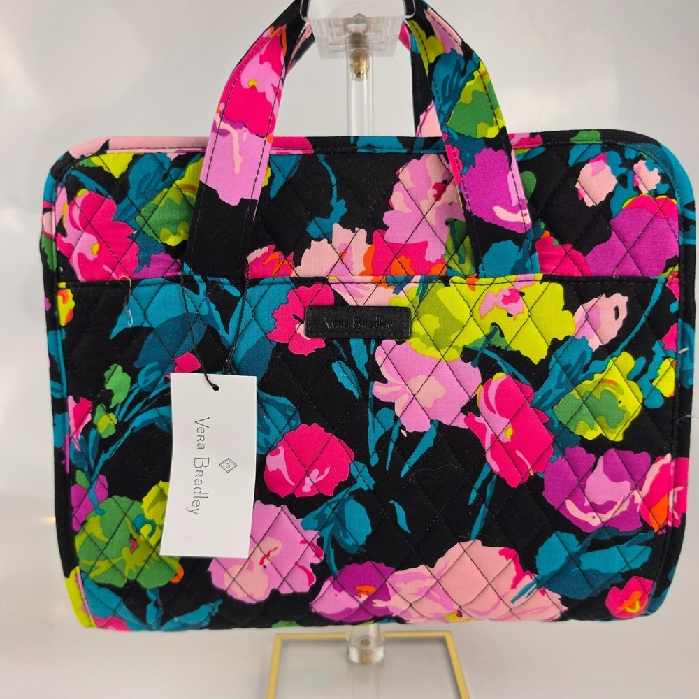 Vera Bradley Hilo Meadow‎ Hanging Organizer Sunglass Sleeve 2pc Set NWT Retired - Picture 2 of 12